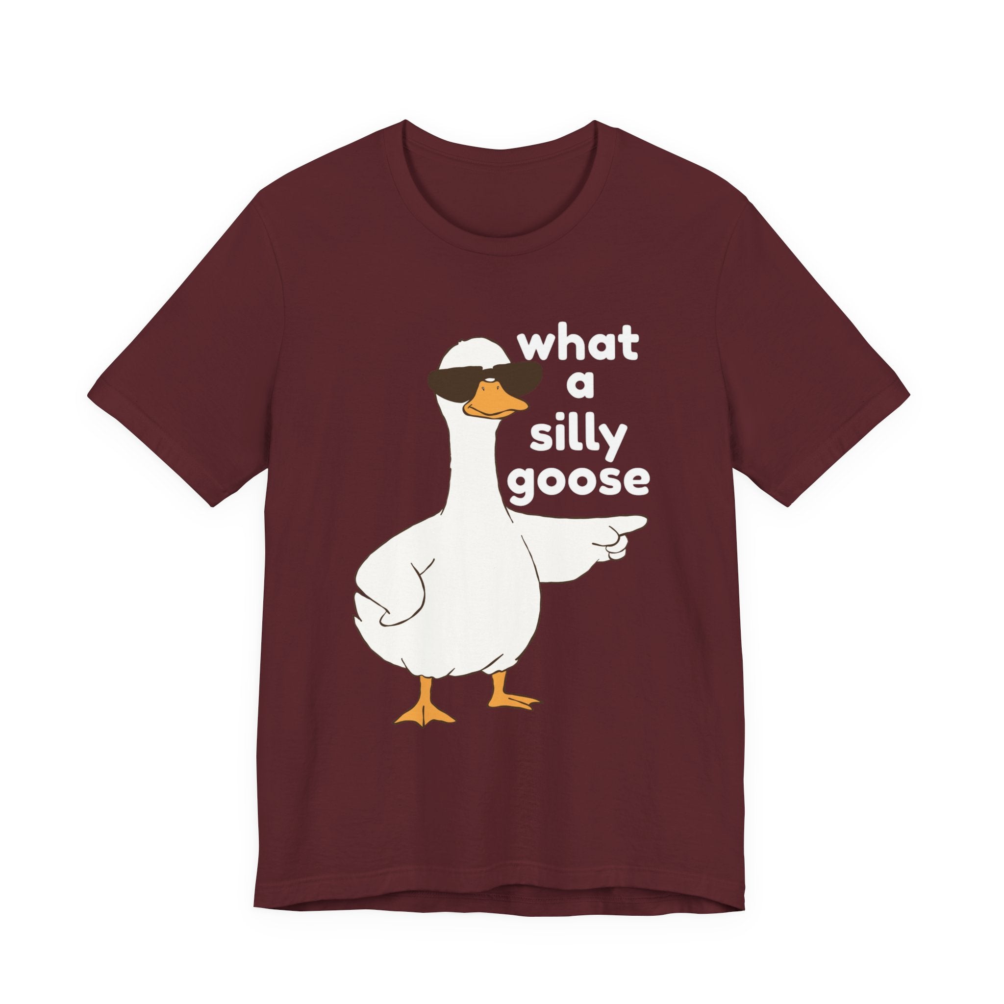 What a Silly Goose T-Shirt — Funny Cartoon Goose Tee for Animal Lovers