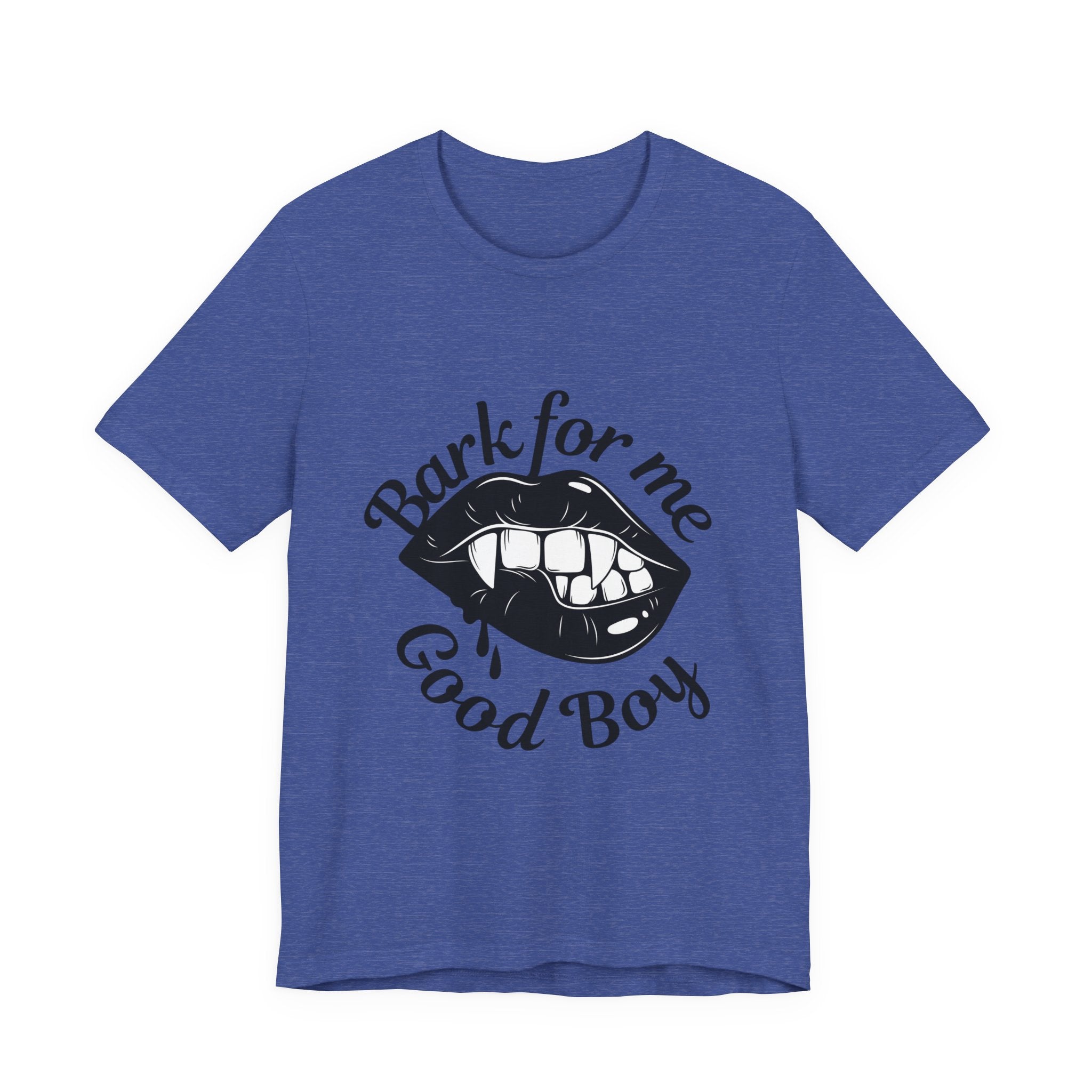 Graphic Tee — "Bark For Me Good Boy" Lip & Teeth Design