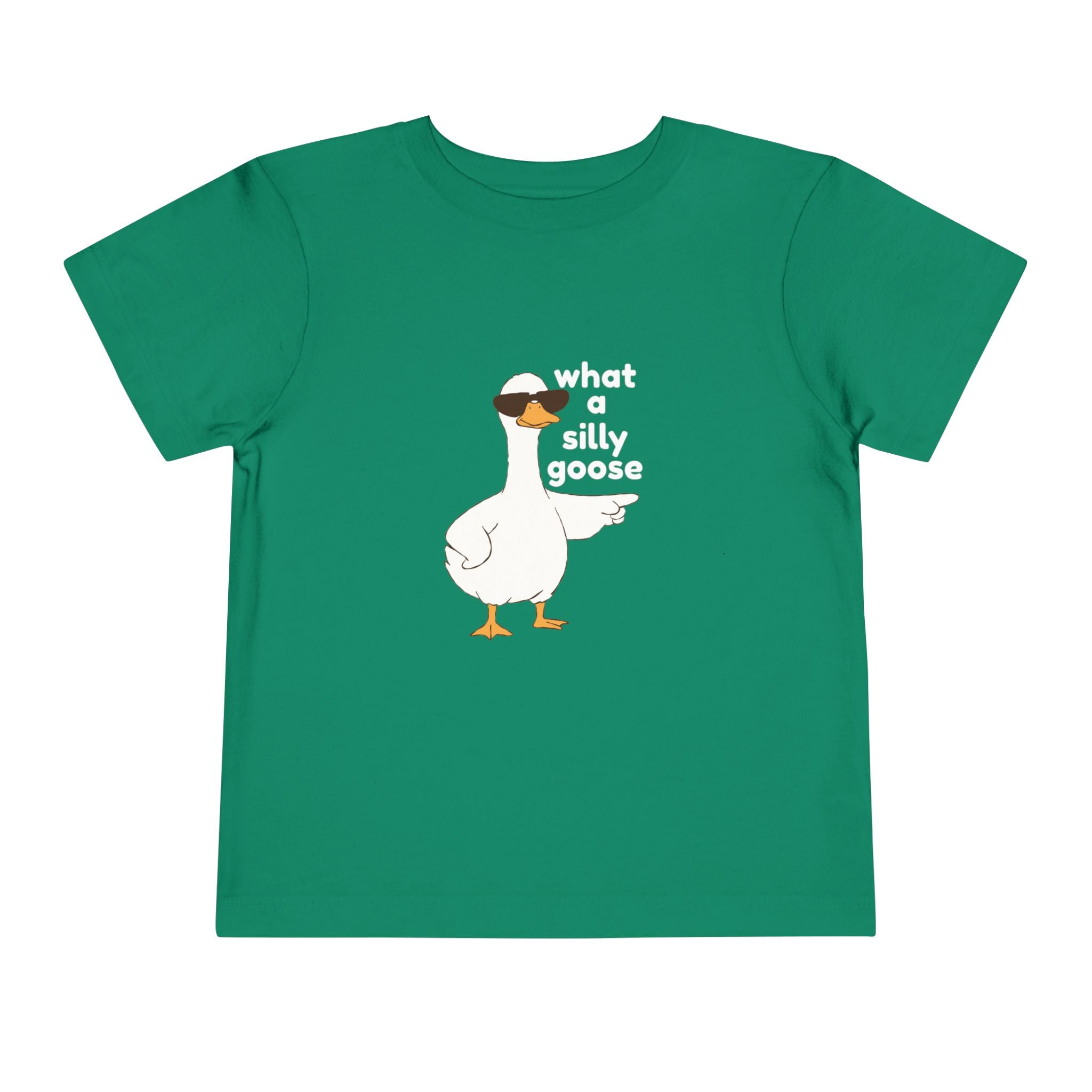 Toddler Tee — 'What a Silly Goose' Cute Goose Graphic Tee for Kids