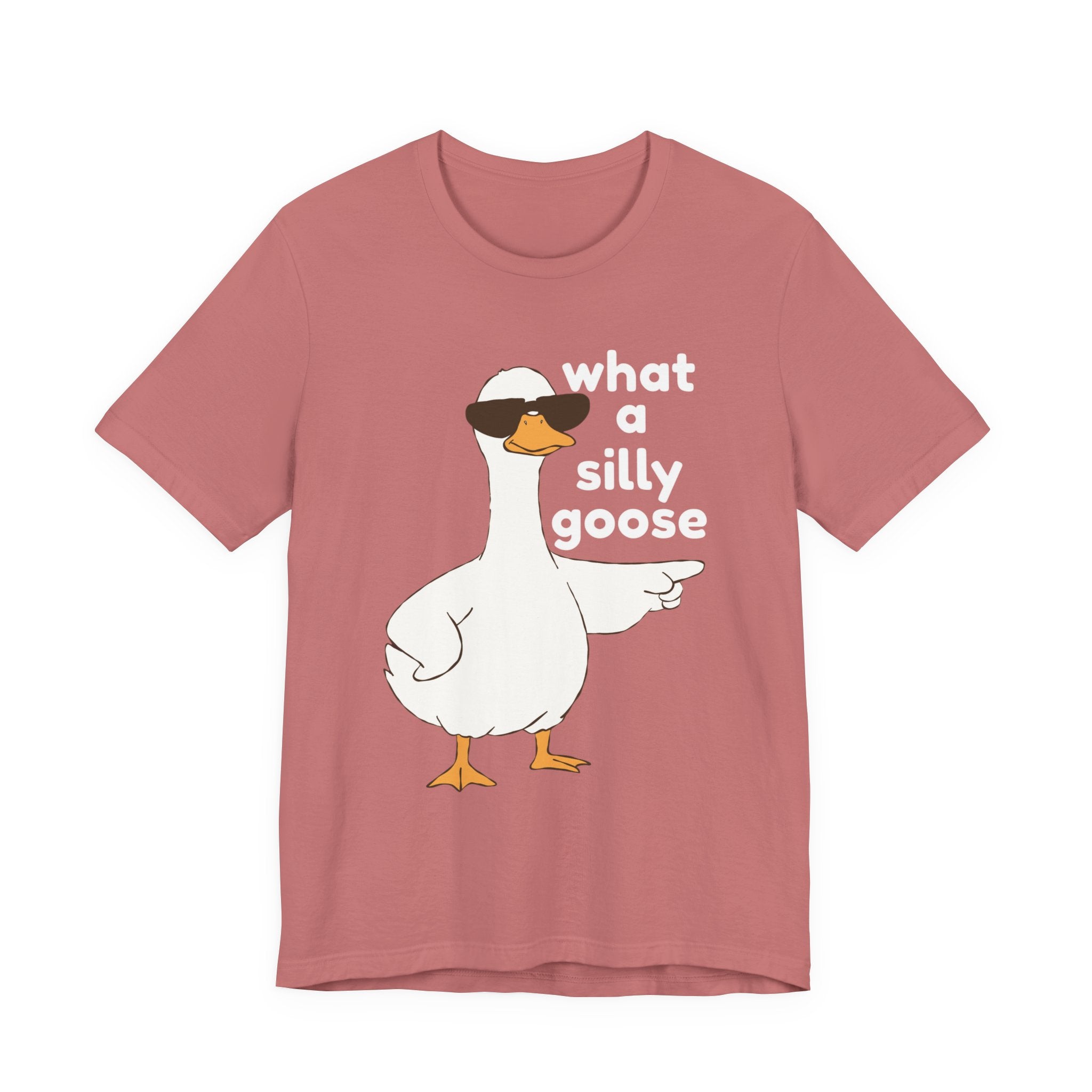 What a Silly Goose T-Shirt — Funny Cartoon Goose Tee for Animal Lovers
