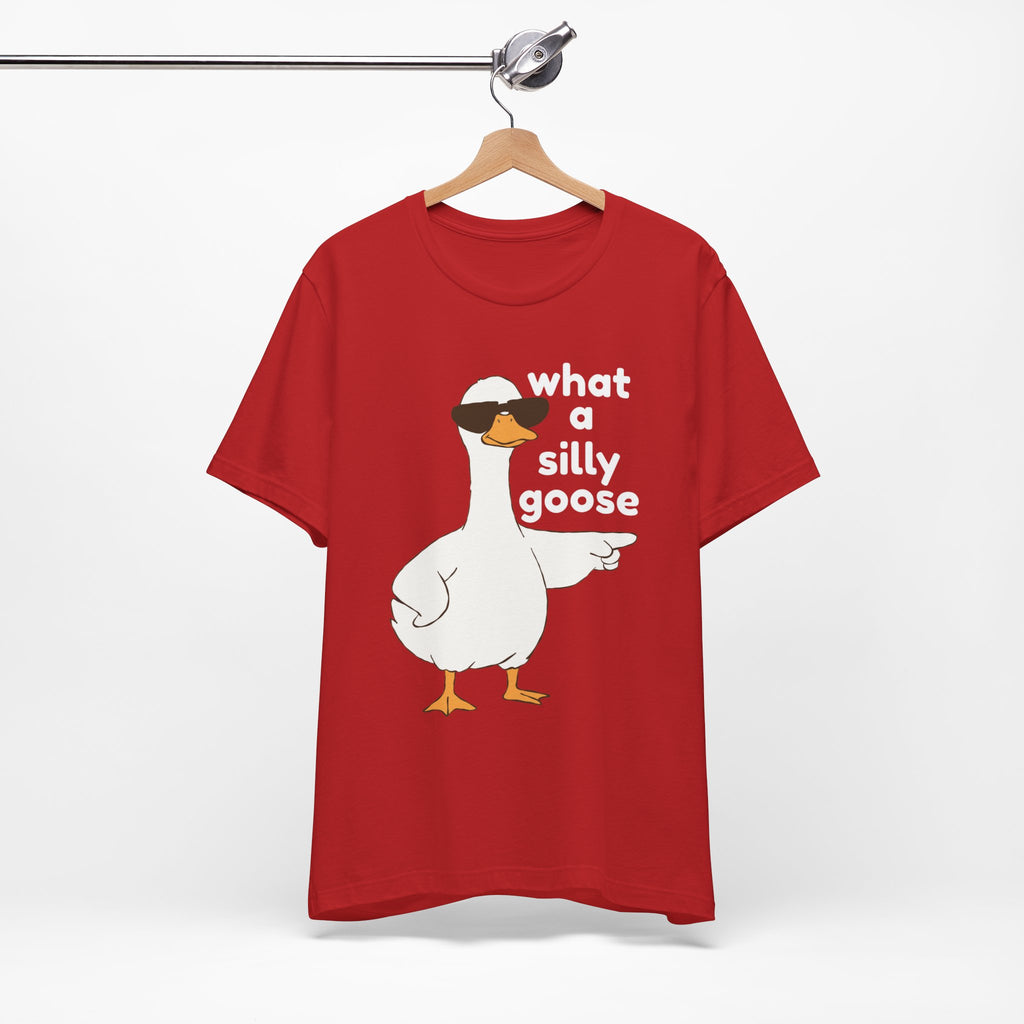 What a Silly Goose T-Shirt — Funny Cartoon Goose Tee for Animal Lovers