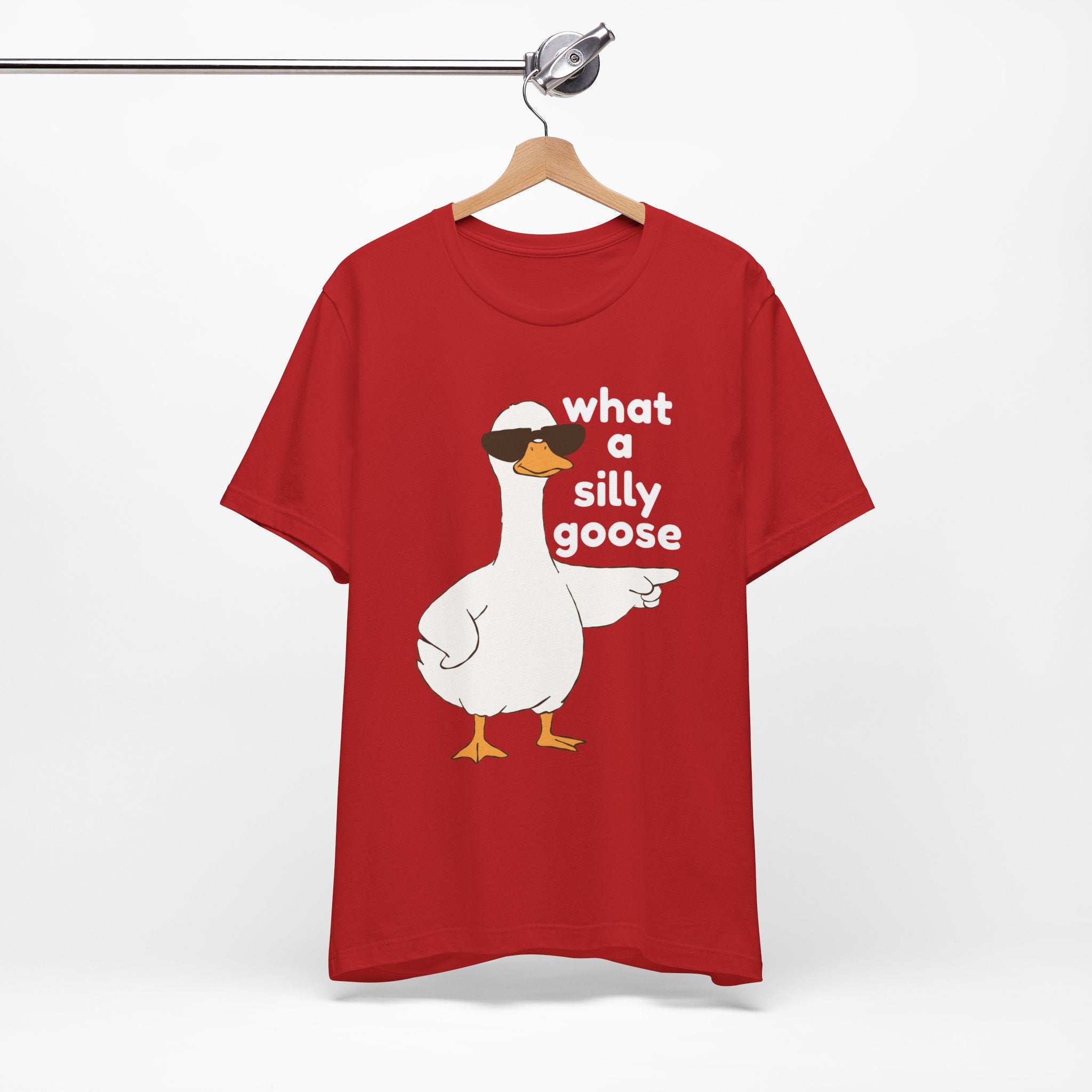 What a Silly Goose T-Shirt — Funny Cartoon Goose Tee for Animal Lovers