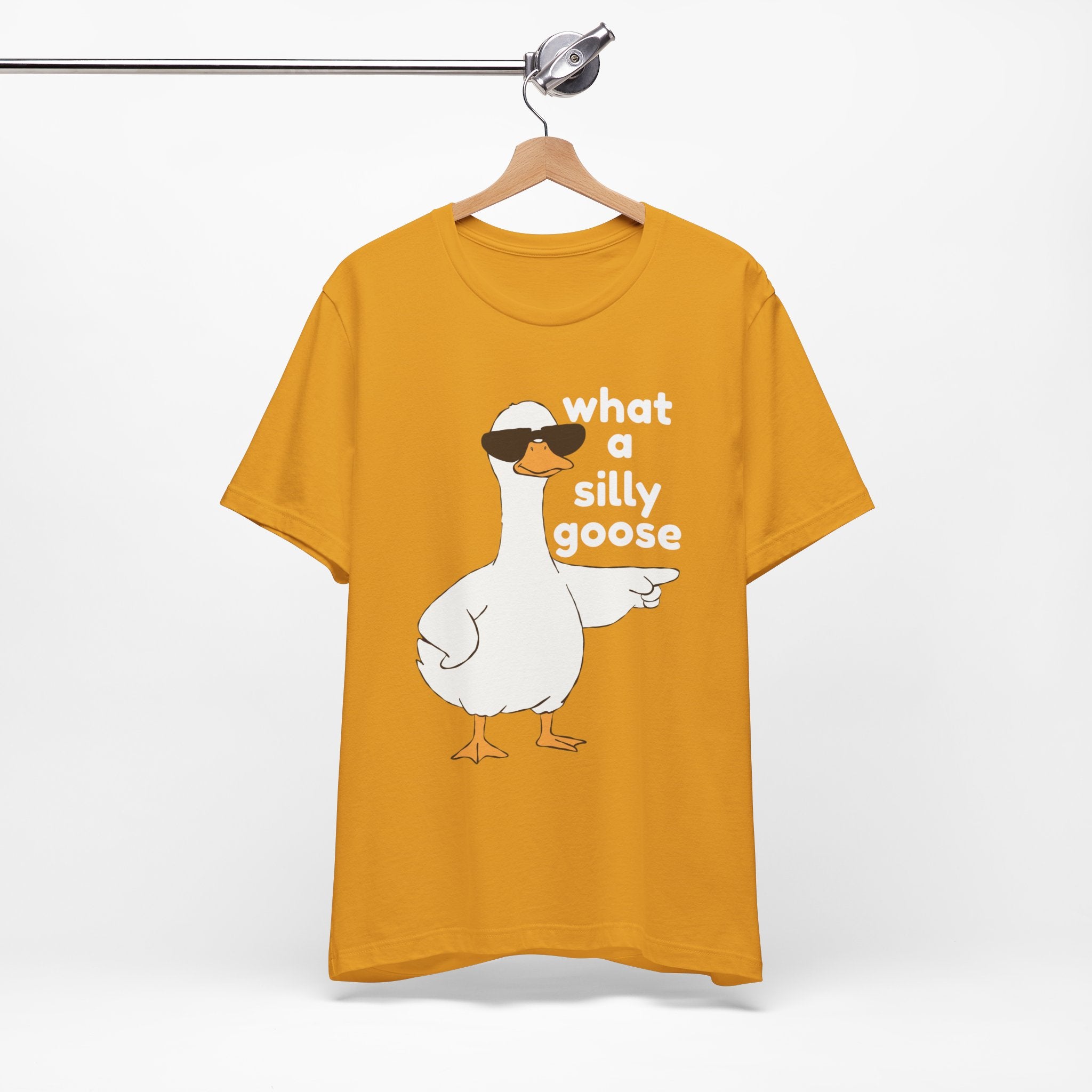 What a Silly Goose T-Shirt — Funny Cartoon Goose Tee for Animal Lovers