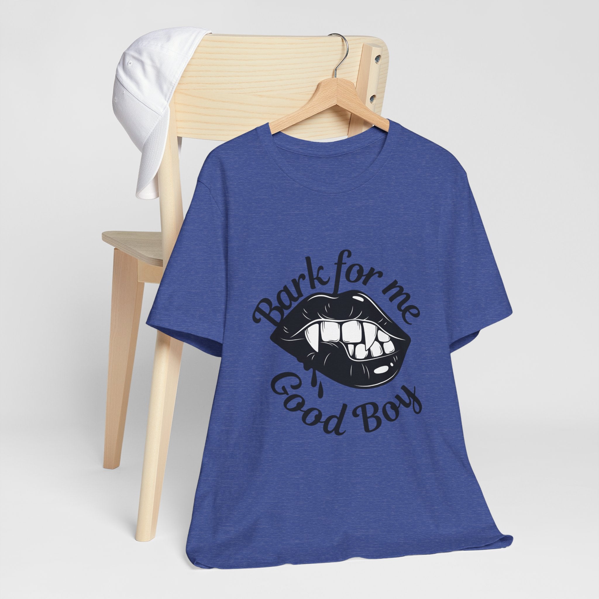 Graphic Tee — "Bark For Me Good Boy" Lip & Teeth Design