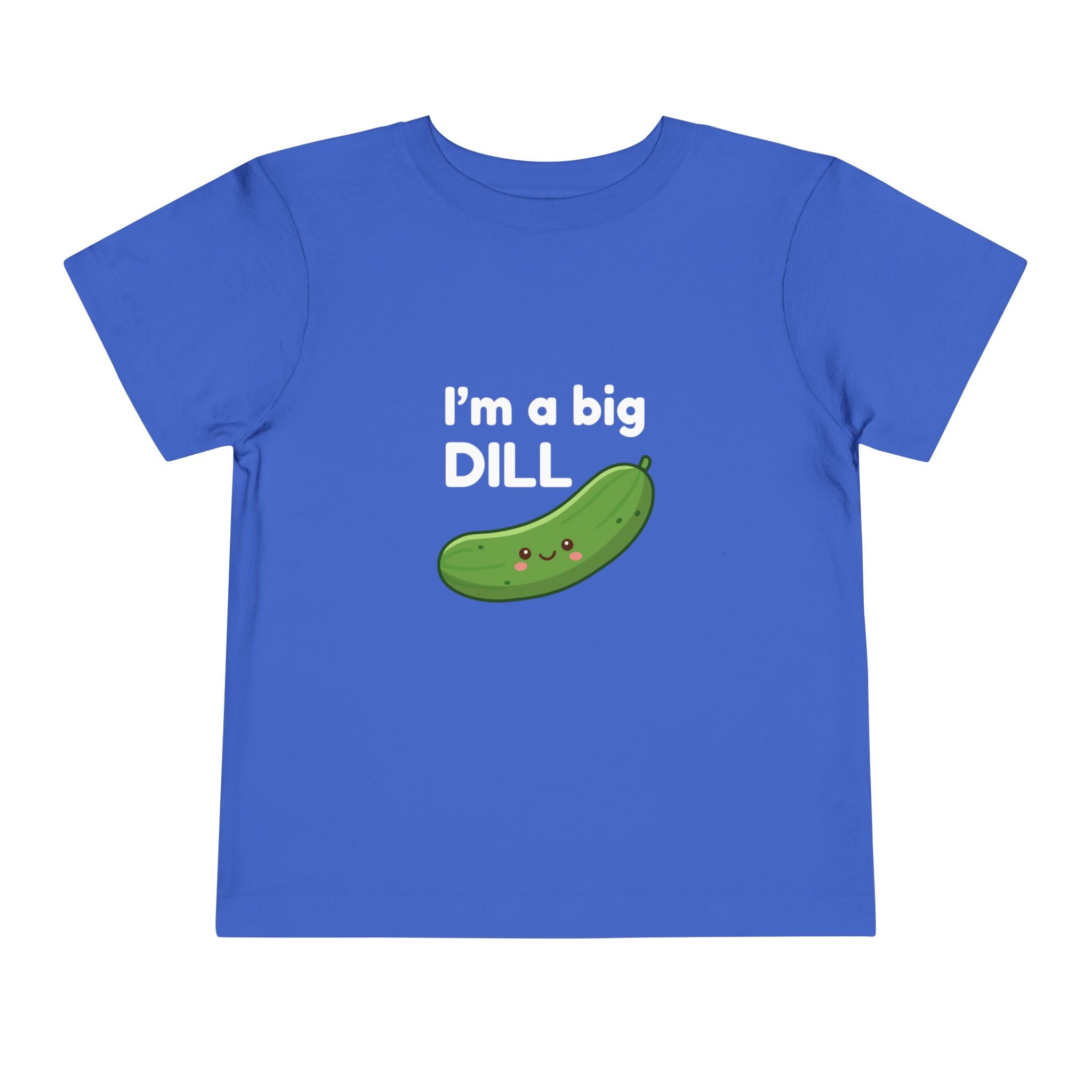 I’m a Big Dill Toddler Tee - Cute Pickle Graphic Shirt for Kids