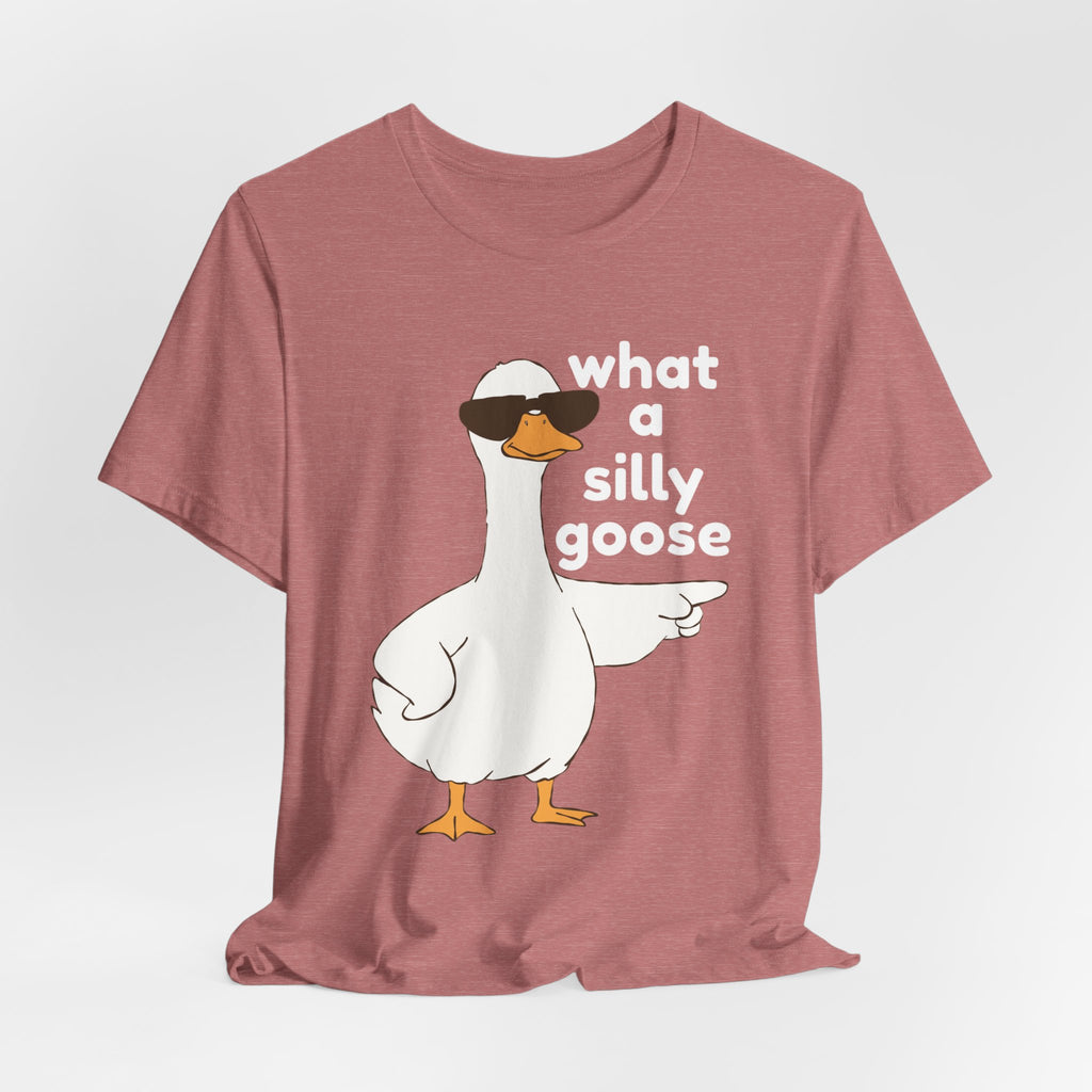 What a Silly Goose T-Shirt — Funny Cartoon Goose Tee for Animal Lovers