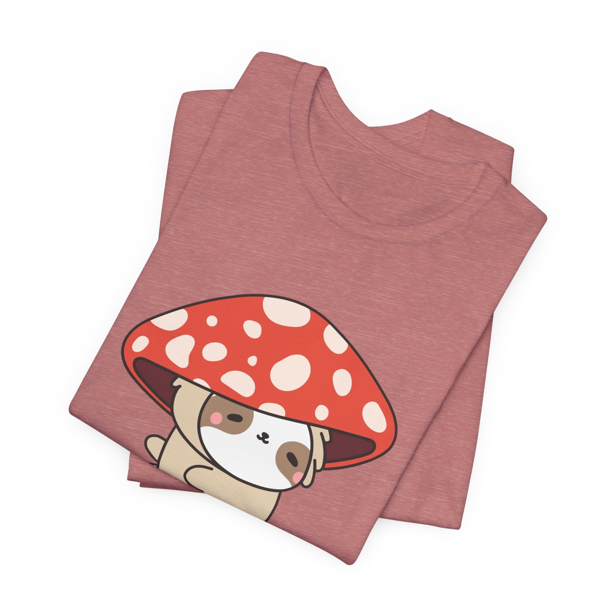 Don't Be Suspicious Mushroom Sloth T-Shirt — Cute Funny Graphic Tee