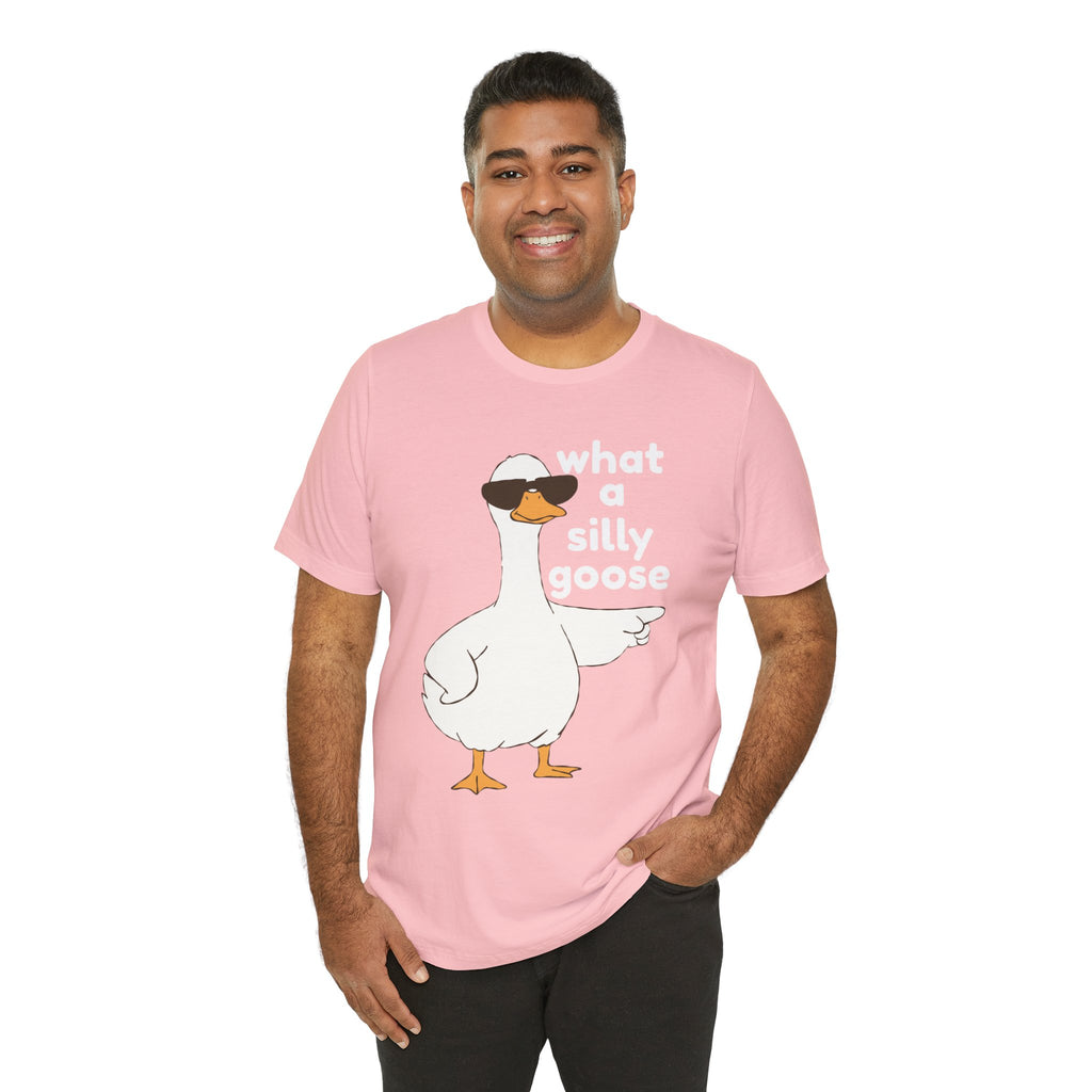 What a Silly Goose T-Shirt — Funny Cartoon Goose Tee for Animal Lovers
