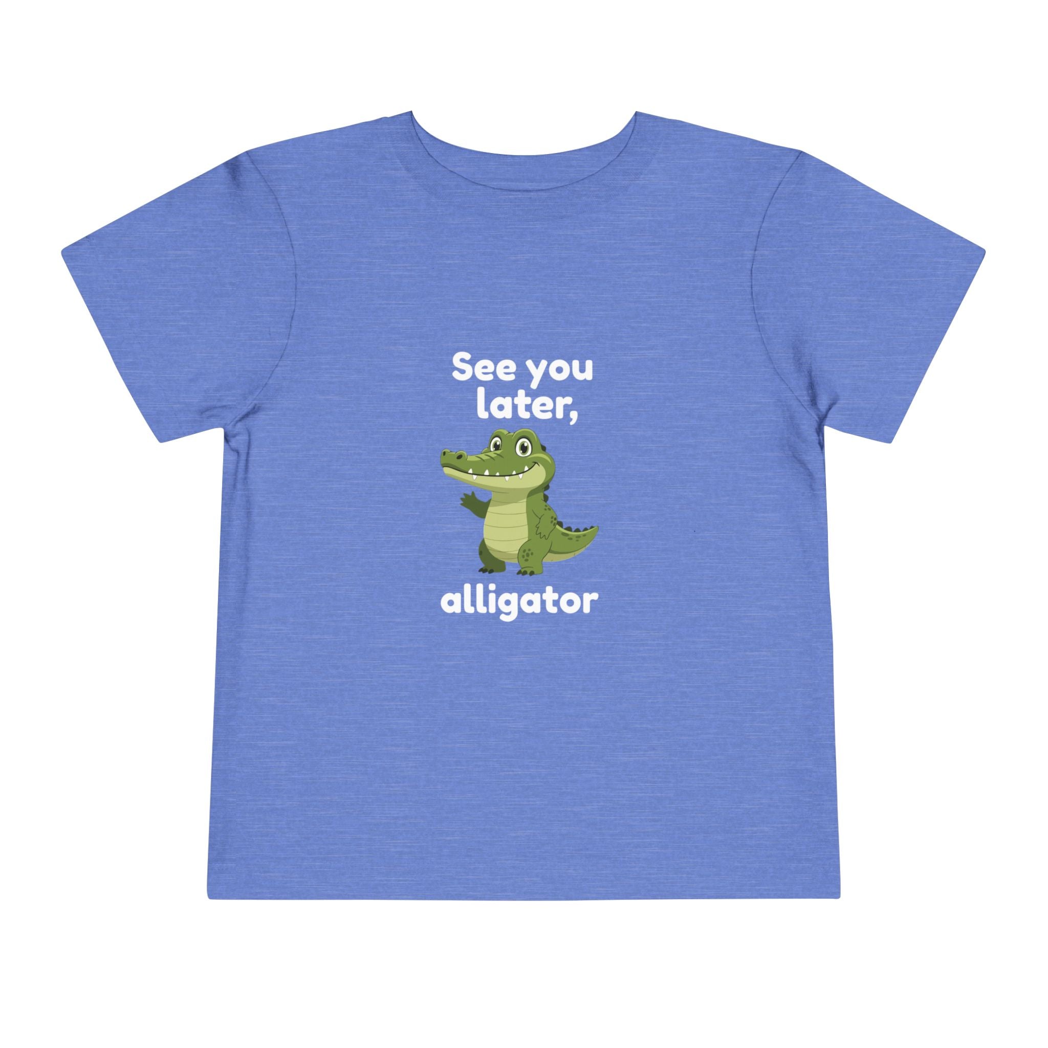 See You Later Alligator Toddler Tee — Cute Cartoon Alligator Kids Shirt