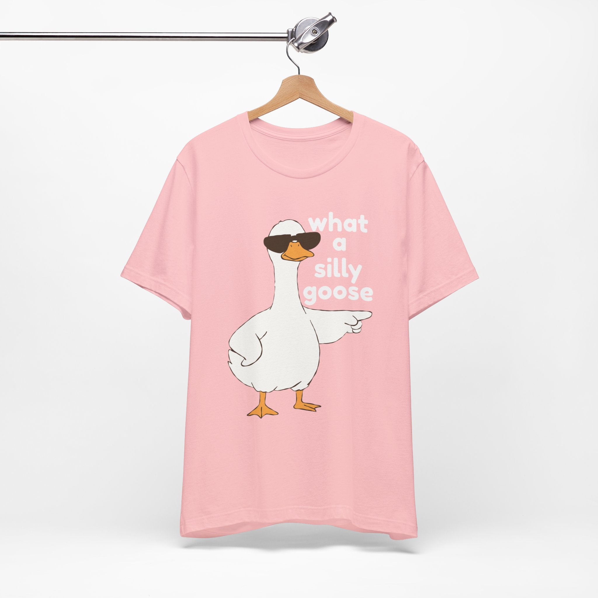 What a Silly Goose T-Shirt — Funny Cartoon Goose Tee for Animal Lovers