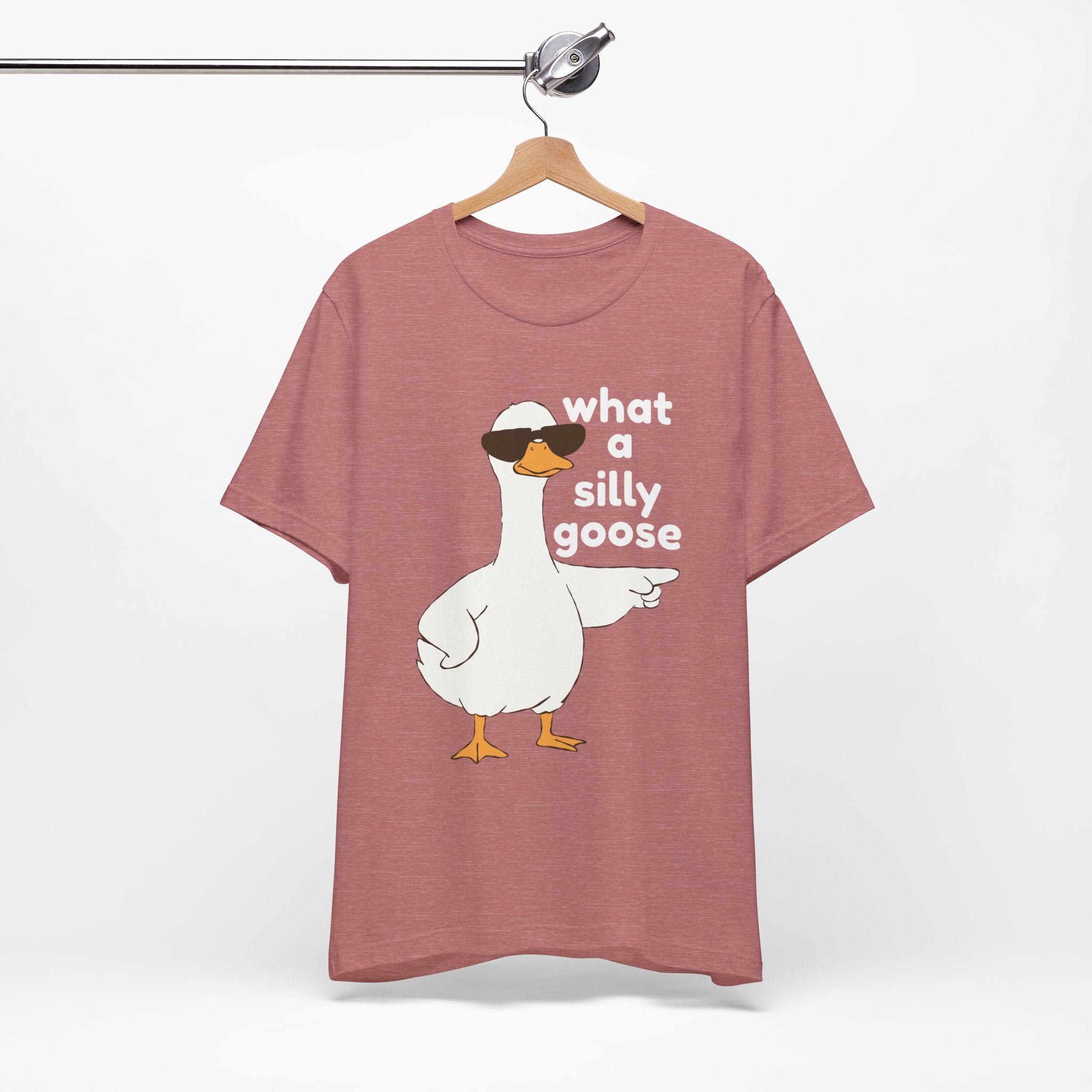 What a Silly Goose T-Shirt — Funny Cartoon Goose Tee for Animal Lovers